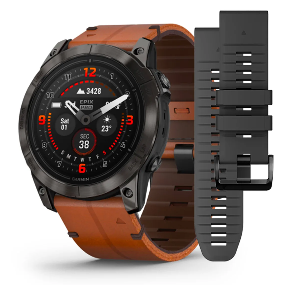 Garmin epix Pro Gen 2 Sapphire Edition 51mm - Nero marrone Garmin