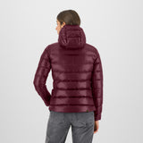 Chaqueta de Mujer Karpos Philipp Flamm Hoodie - Burdeos