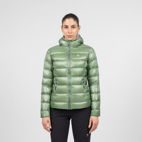 Chaqueta de mujer Karpos Philipp Flamm Hoodie - Verde
