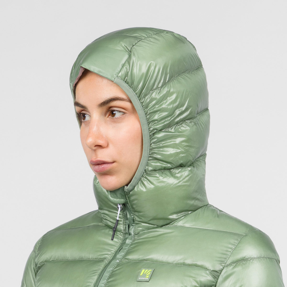 Chaqueta de mujer Karpos Philipp Flamm Hoodie - Verde
