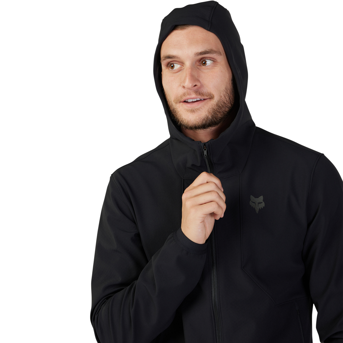 Jacke Fox Ranger Fire Hoodie - Schwarz