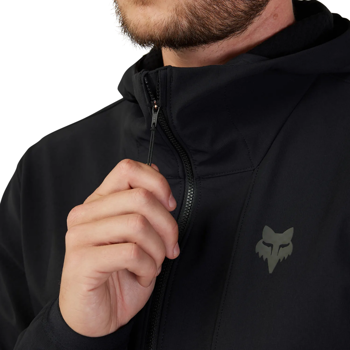 Jacke Fox Ranger Fire Hoodie - Schwarz