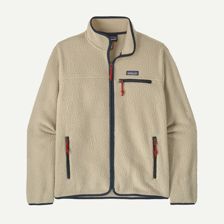 Giacca Patagonia Retro Pile Fleece - Beige blu Patagonia