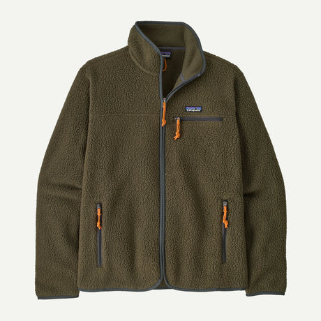 Giacca Patagonia Retro Pile Fleece - Verde scuro Patagonia