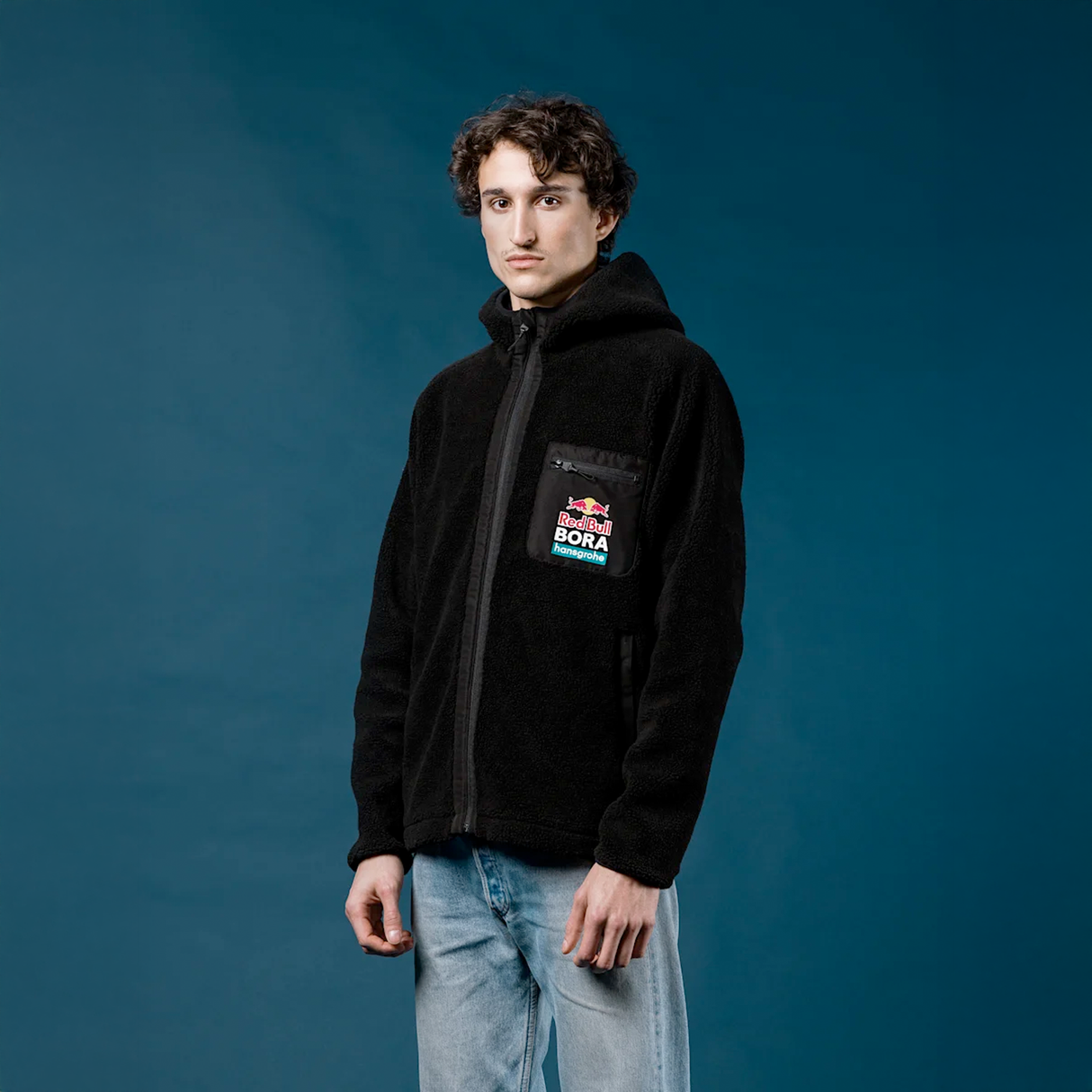 Giacca Red Bull Bora-Hansgrohe Essential Fleece Red Bull