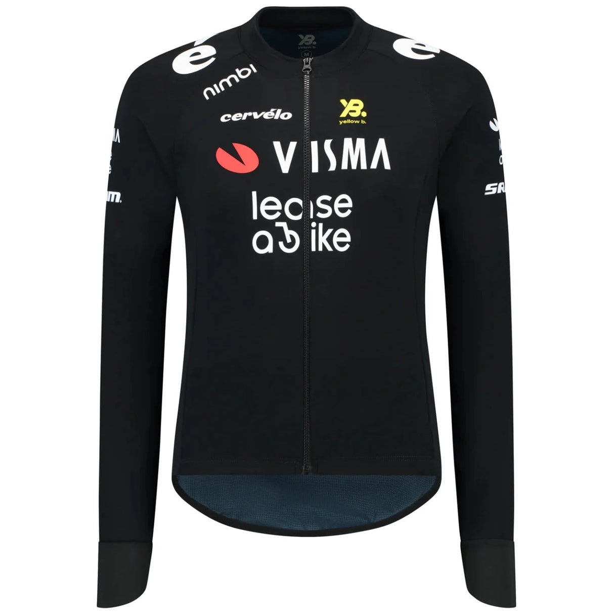 Giacca Team Visma Lease a bike 2026 Neoshell Rain Yellow B.