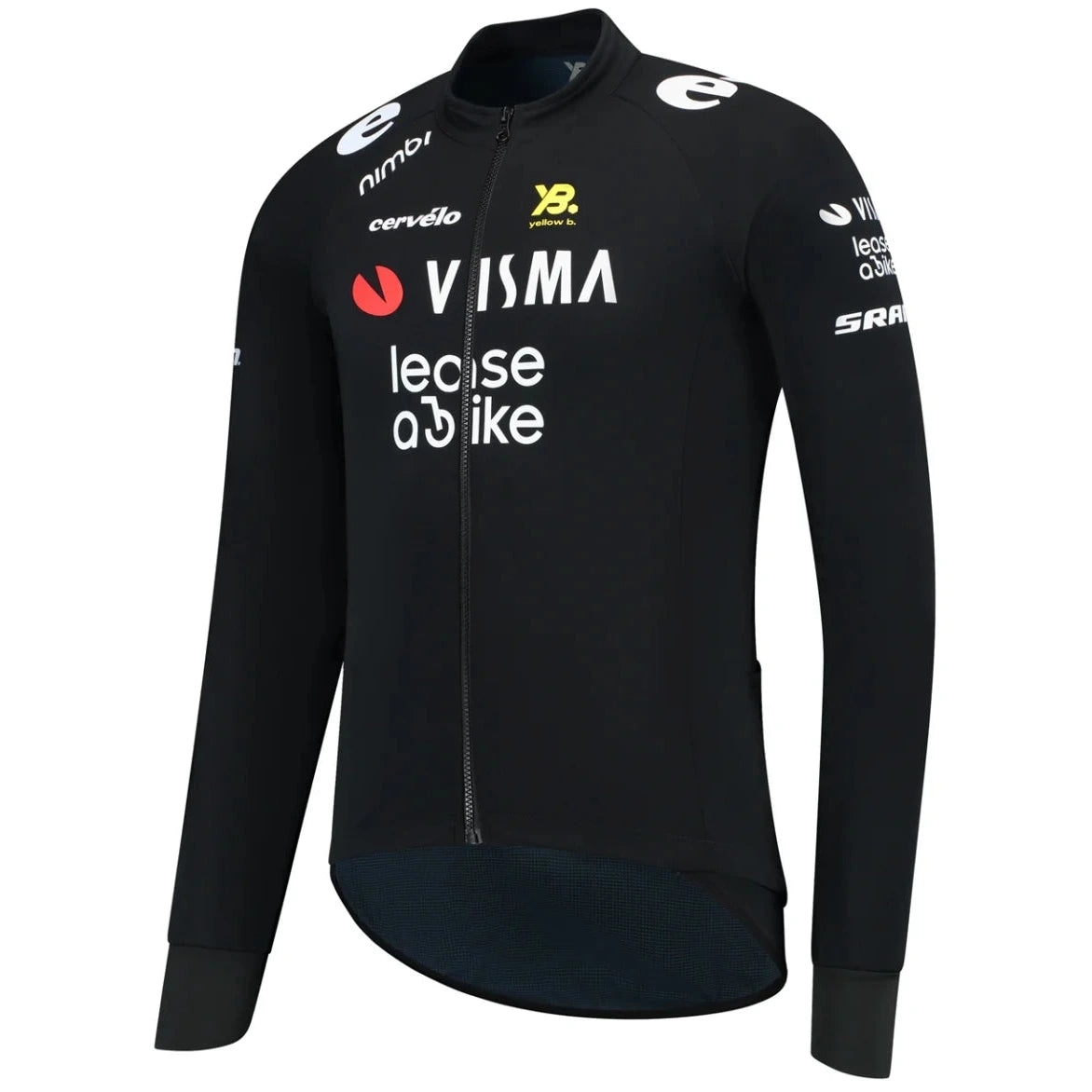 Giacca Team Visma Lease a bike 2026 Neoshell Rain Yellow B.