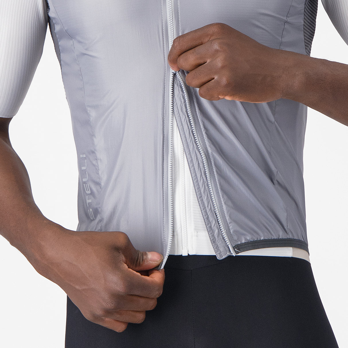 Castelli Aria 2 weste - Hellgrau