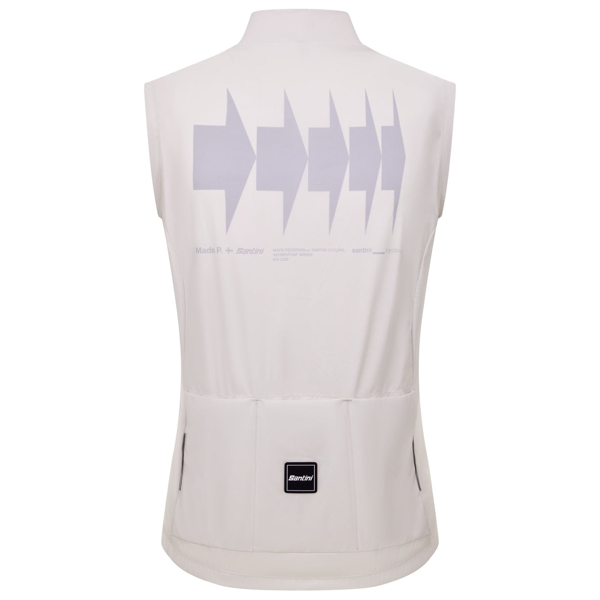 Gilet Santini Mads Pedersen Momentum Series - Beige Santini