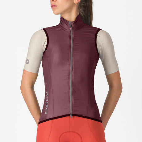 Gilet femme Castelli Aria 2 - Bordeaux