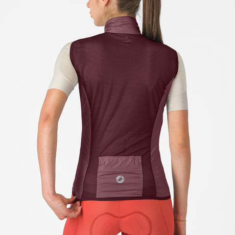 Gilet femme Castelli Aria 2 - Bordeaux