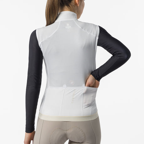 Gilet donna Castelli Espresso 2 - Bianco Castelli