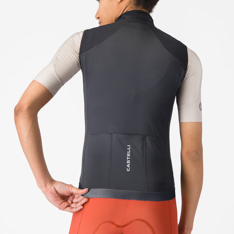 Gilet donna Castelli Espresso 2 - Nero bianco Castelli