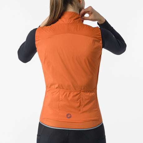 Gilet donna Castelli Fly Direct - Arancio Castelli