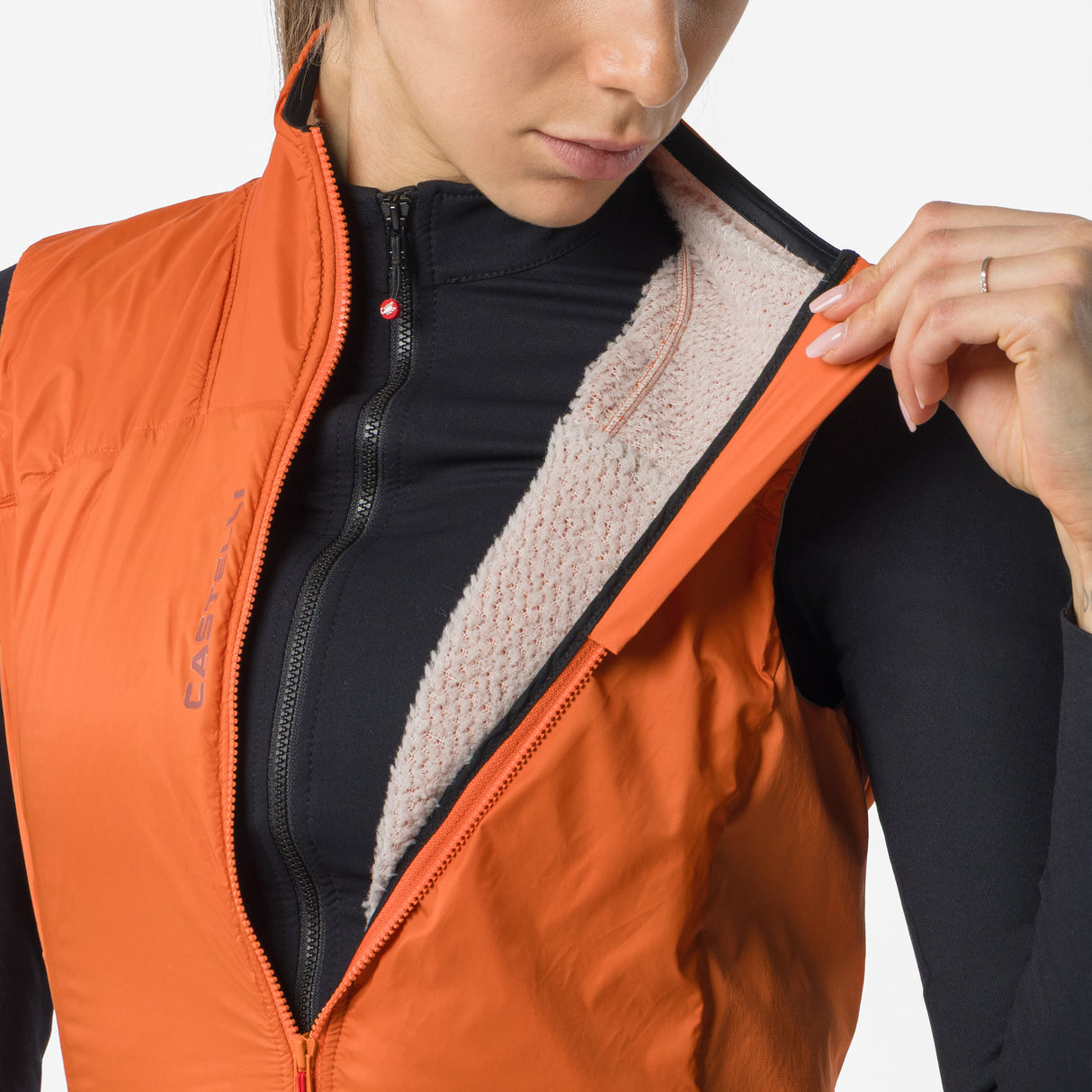 Gilet donna Castelli Fly Direct - Arancio Castelli