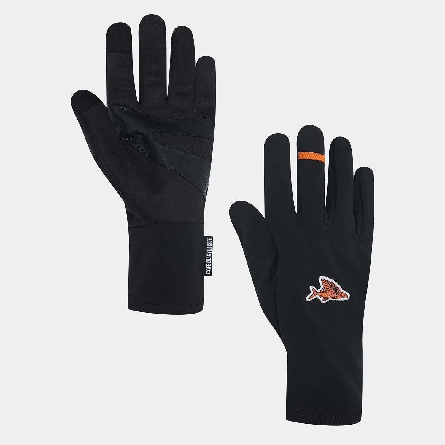 Guanti Cafe du cycliste Softshell - Nero Café du Cycliste