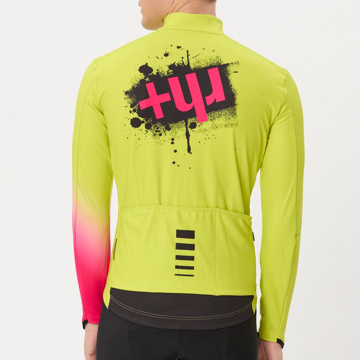 Maglia maniche lunghe  Rh+ Rask - Verde fluo
