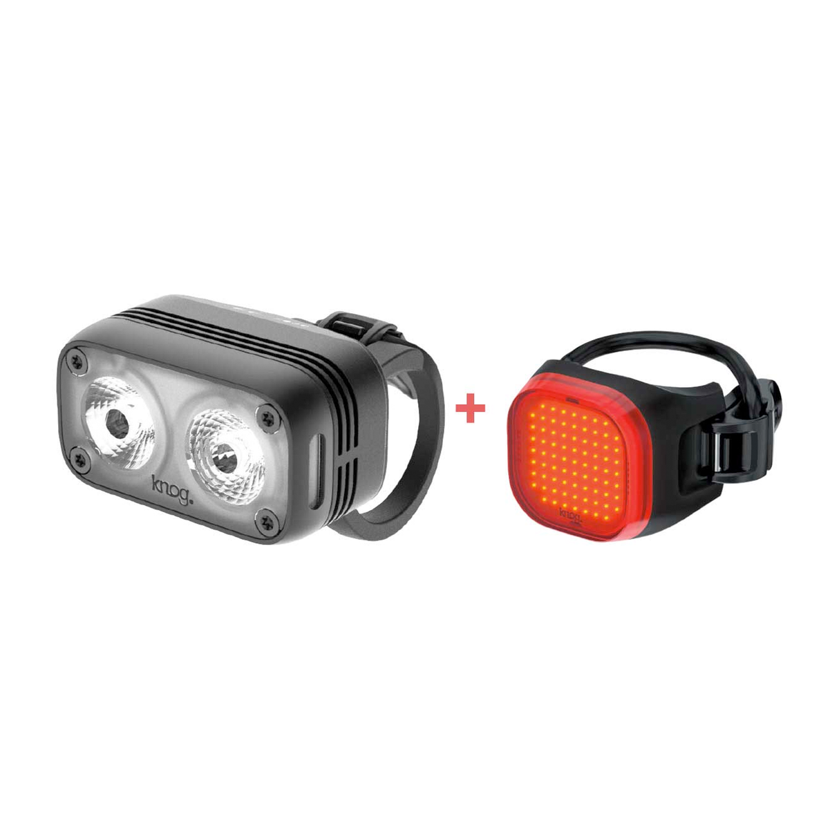 Kit luci Knog Combo Blinder Road 400 + Blinder mini rear Knog