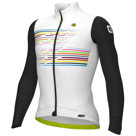 Maglia maniche lunghe Ale PR-S Logo - Bianco - P