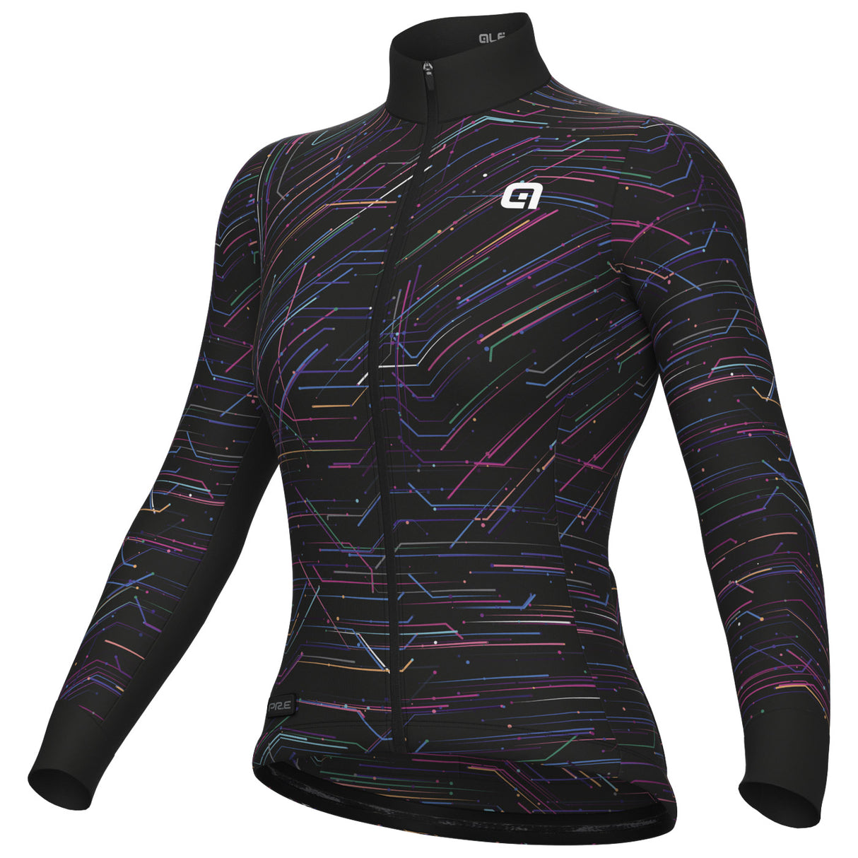 Maglia maniche lunghe donna Ale PR-E Byte - Nero - H