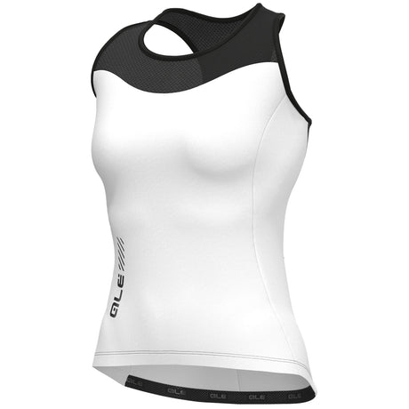 Top donna Ale Pragma Color Block - Bianco - B