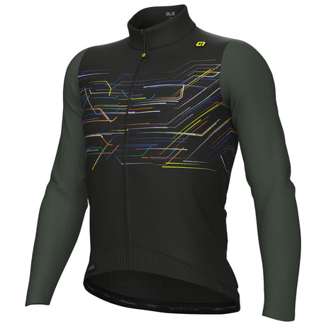 Maglia maniche lunghe Ale PR-E Megabyte - Nero - L