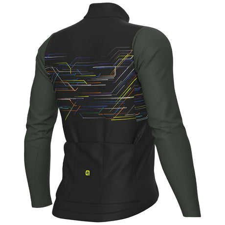 Maglia maniche lunghe Ale PR-E Megabyte - Nero - M
