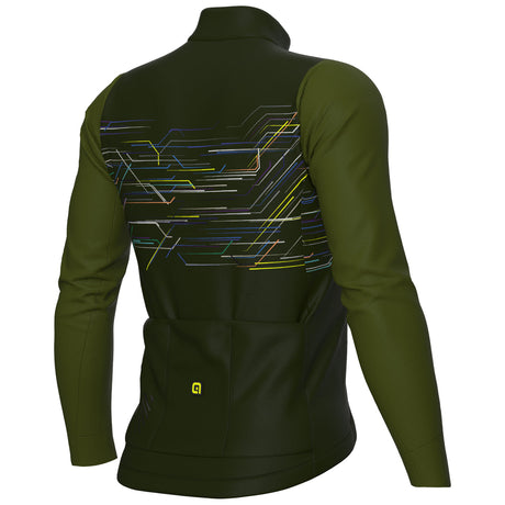 Maglia maniche lunghe Ale PR-E Megabyte - Verde - O