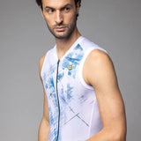 Maglia senza maniche Ale PR-E Mirror - Bianco - I