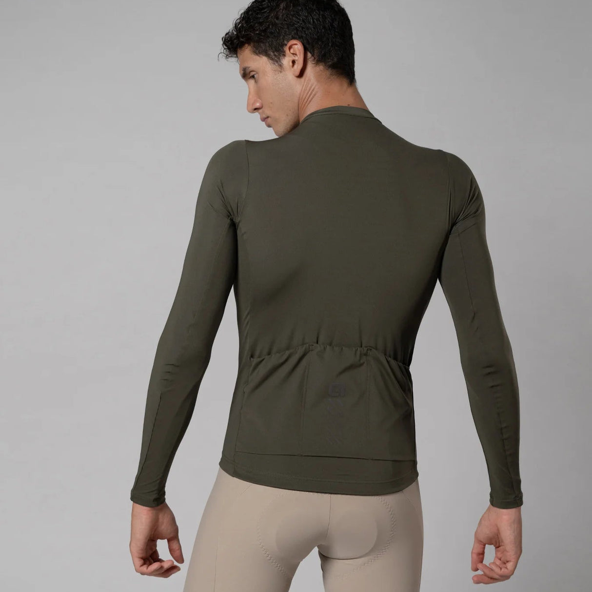 Maglia maniche lunghe Ale Pragma Color Block - Verde - F