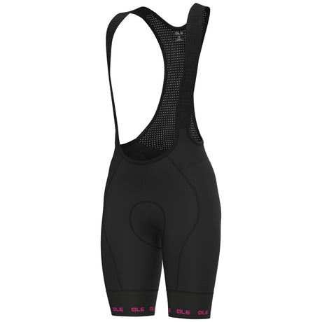 Cuissard à bretelles femme Ale PR-E Strada 2.0 - Noir fuchsia - A