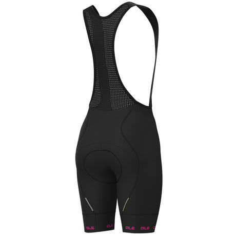 Cuissard à bretelles femme Ale PR-E Strada 2.0 - Noir fuchsia - B