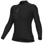 Maglia maniche lunghe donna Ale Pragma Color block - Nero nero - H