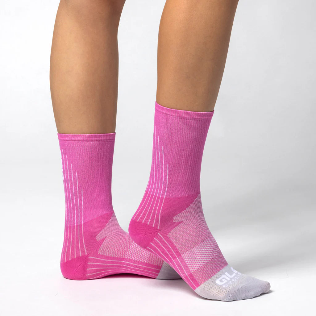 Calze Ale Color Block - Fucsia - C