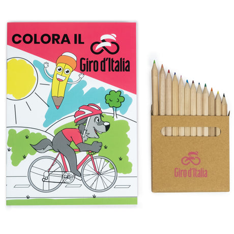 Quaderno illustrato da colorare Giro d'Italia - L