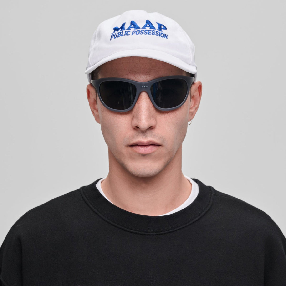Cappellino Maap + Public Possession 6 Panel - Bianco