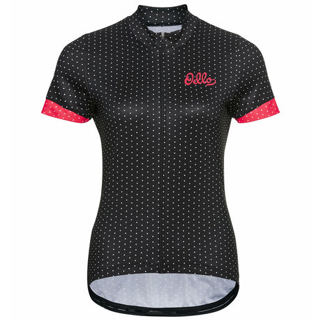 Maglia donna Odlo Essentials - Nero rosa - N