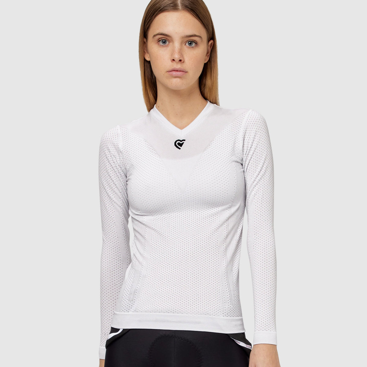 Maglia intima donna maniche lunghe Pissei Mindanao - Bianco - P