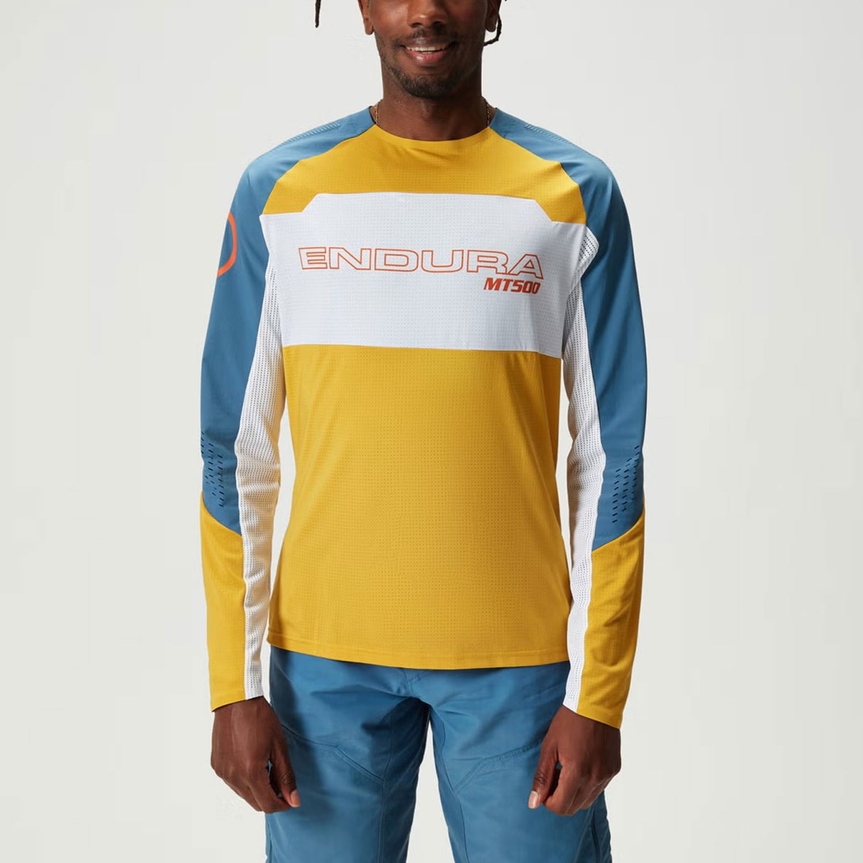 Maglia maniche lunghe Endura MT500 Burner Lite - Giallo - P