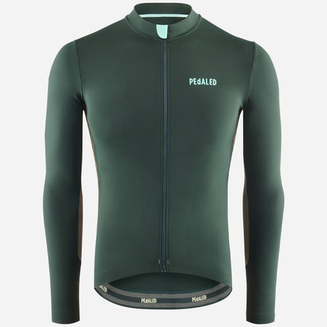Maglia maniche lunghe Pedaled Element - Verde - D