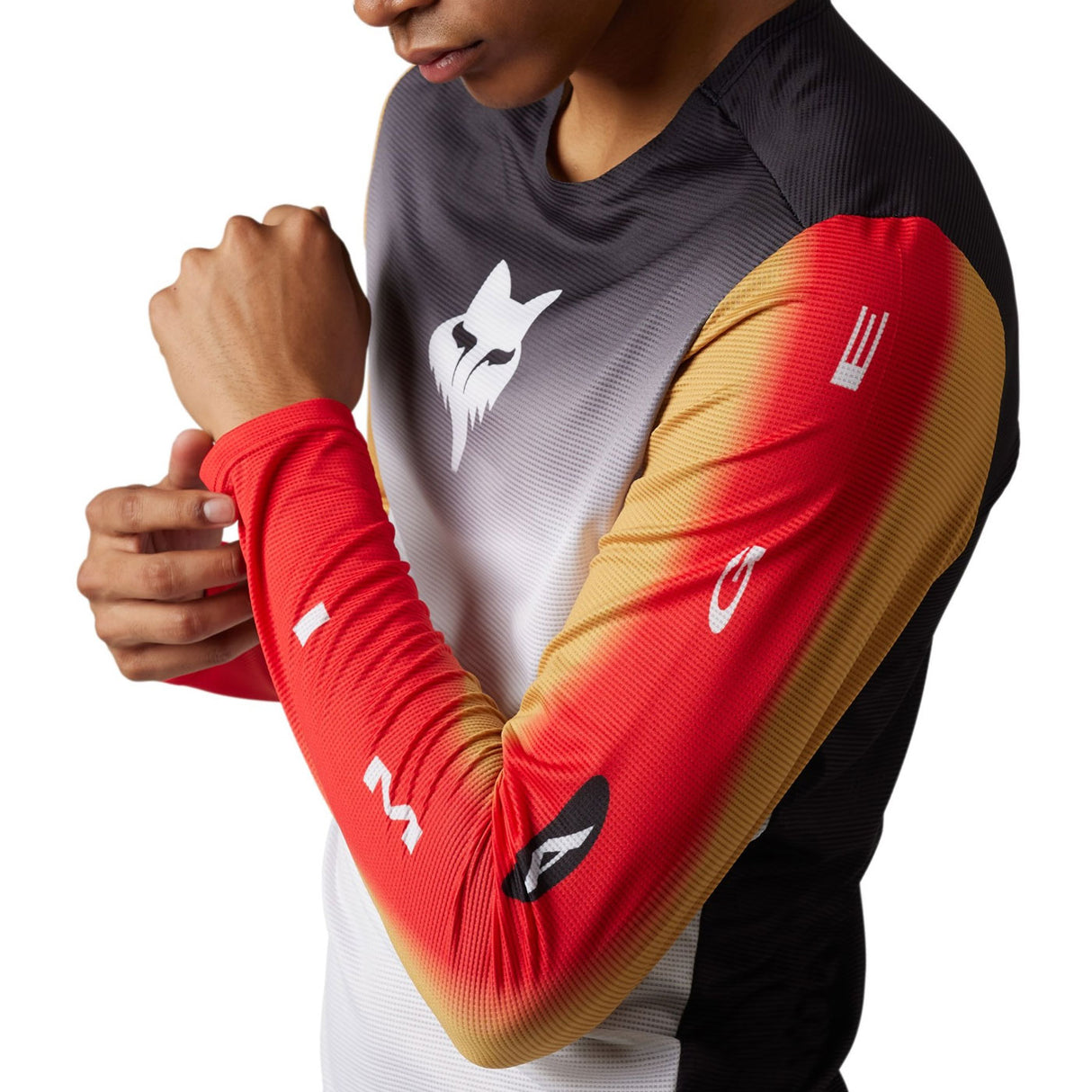 Maglia maniche lunghe Fox Flexair Novah - Grigio - H