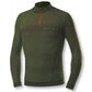 Maillot de corps manches longues Biotex Lupetto 3D Zip - Vert