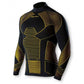Maillot de corps manches longues Biotex Turtleneck Icebreak - Noir jaunes