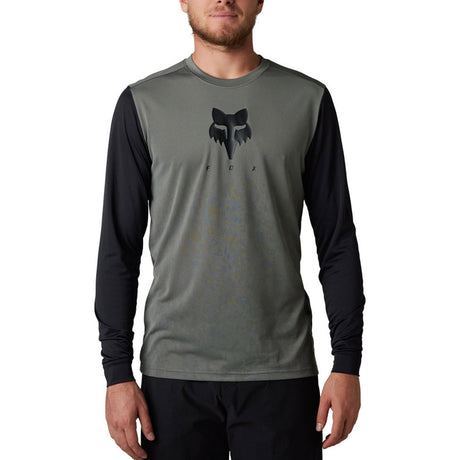 Maglia maniche lunghe Fox Ranger TruDri - Grigio - L