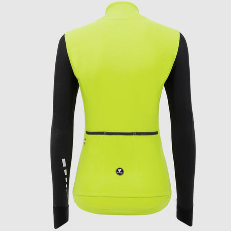 Maglia maniche lunghe donna Pissei Monviso - Lime nero - A