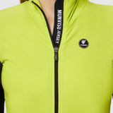 Maglia maniche lunghe donna Pissei Monviso - Lime nero - D