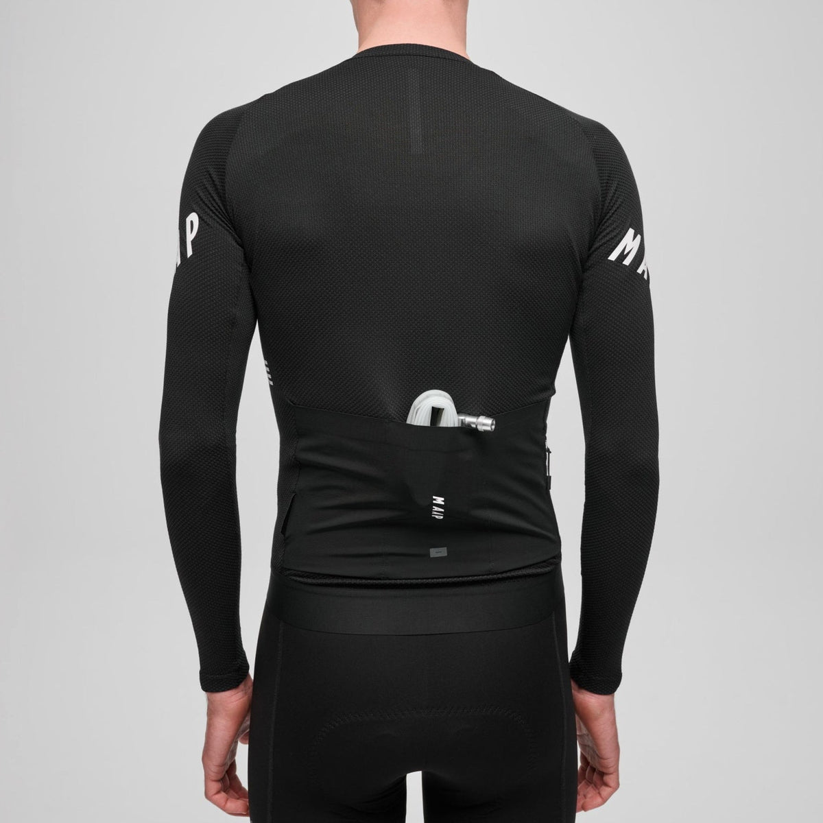 Maglia maniche lunghe Maap Apex Aeon - Nero bianco