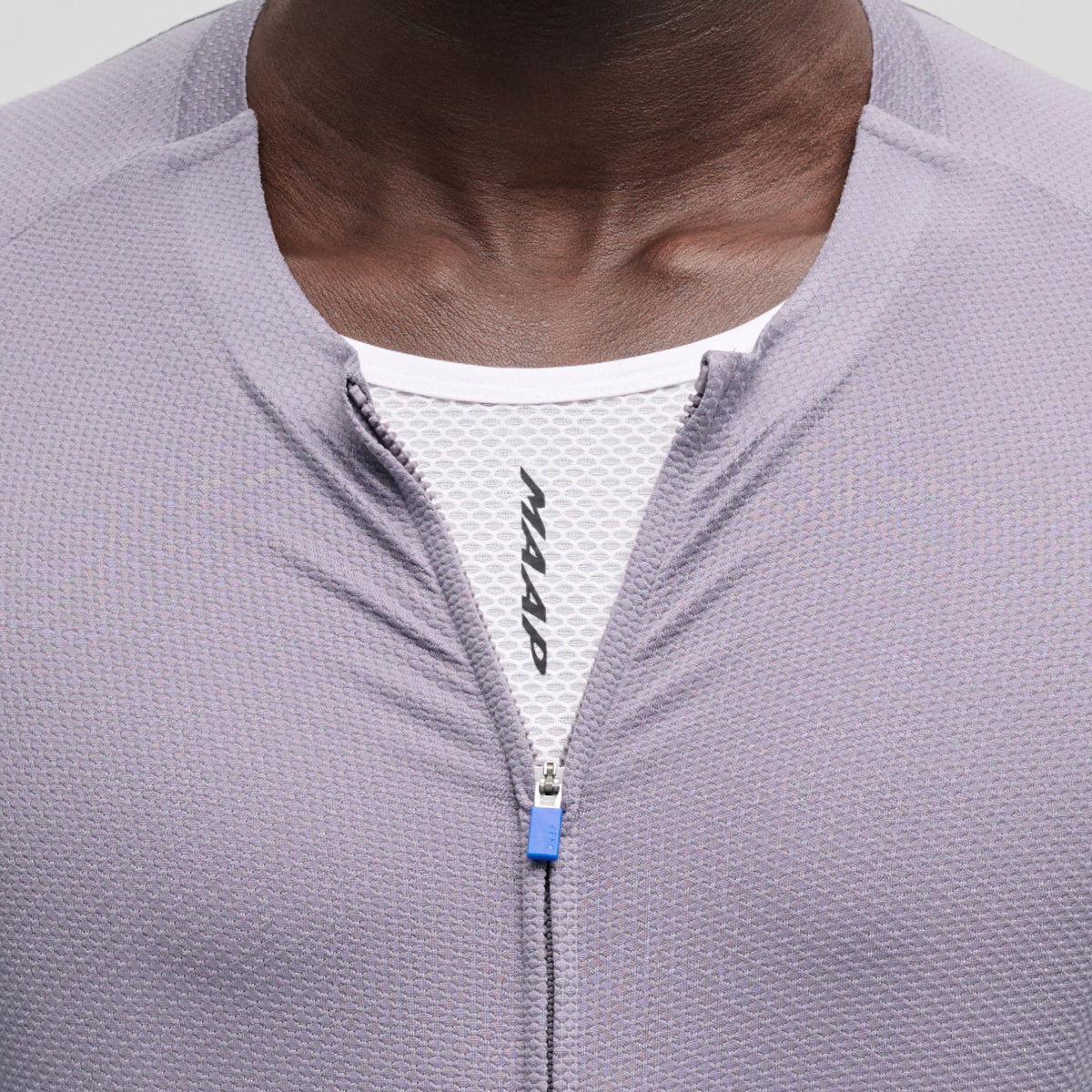 Maillot manga larga Maap Apex Aeon - Lavender grey