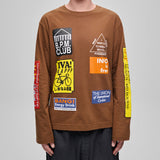 T-shirt manches longues Maap Public Possession - Marron