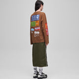 T-shirt manches longues Maap Public Possession - Marron
